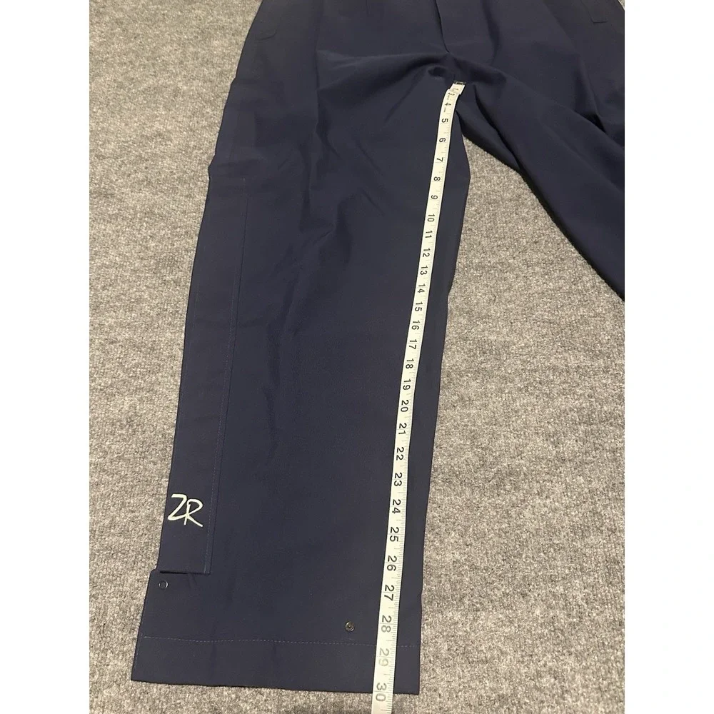 Vintage Zero Restriction GORE-TEX Pants Mens L Blue Tour Slacks Waterproof USA